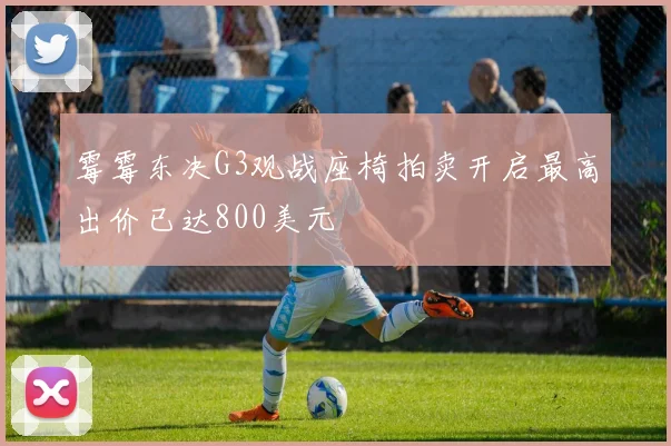 霉霉东决G3观战座椅拍卖开启最高出价已达800美元